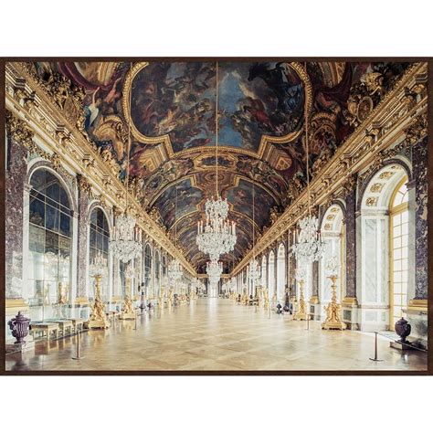 Quadro Galerie Des Glaces Chateau De Versailles Artista Franck