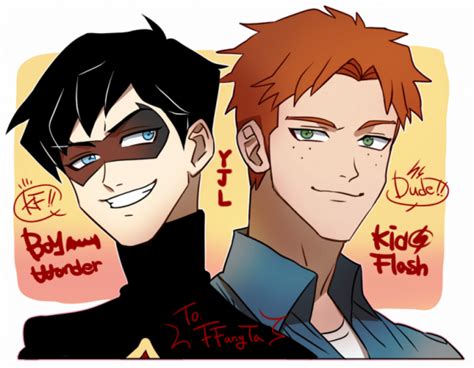 Kid Flash And Robin
