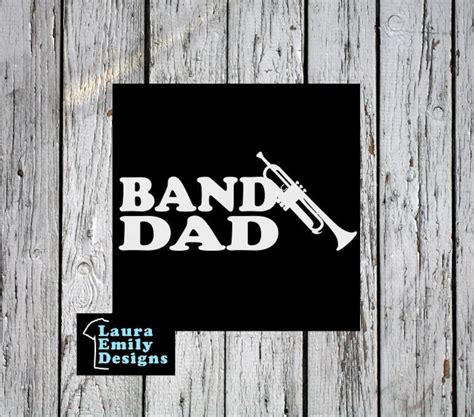 Band Dad Decal High School Band Dad Band Dad Car Decal Band - Etsy