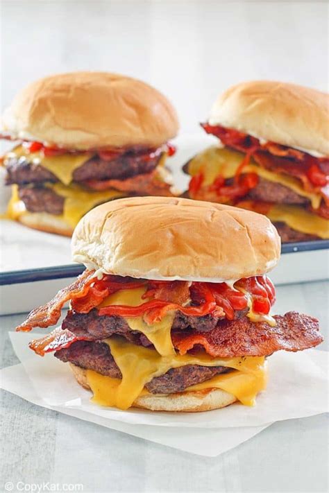 Wendy S Baconator Burger Copykat Recipes