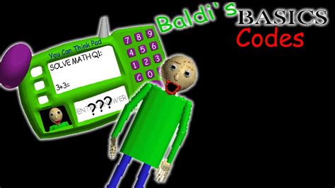 Baldi S Basics Secret Codes 🤫 New Youtube