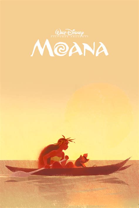 Art of Disney — Moana concept art as poster