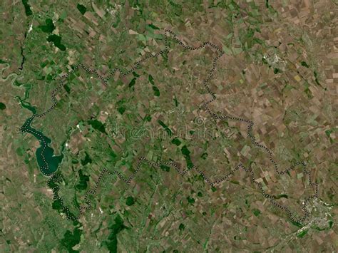 Riscani Moldova High Res Satellite No Legend Stock Illustration