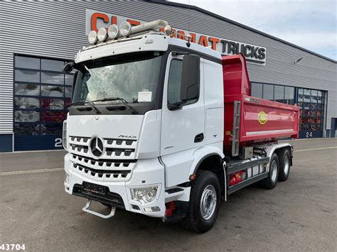 Mercedes Benz Arocs 2645 6x4 MEILLER Kipper Bordmatic Plane Wywrotka