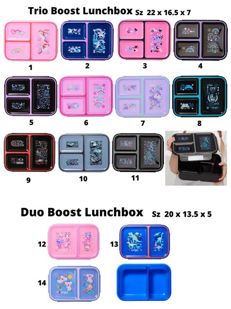 Jual Smiggle Trio OR Duo Boost Lunchbox Kotak Makan Shopee Indonesia