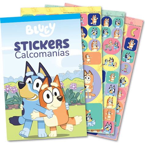 Block De Stickers Granmark Con Planillas Bluey Papeler A Lumen