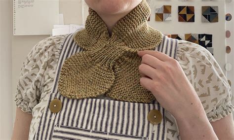 Keyhole Scarf Free Tutorial By Northside Knit Co NOT A PRIMARY COLOR