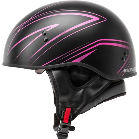 Gmax Hh Half Helmet Torque Naked Matte Black Pink Walmart