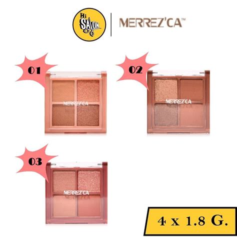 ของดรตองบอกตอ สใหม NEW พาเลท 4 ชอง MERREZCA Eye Color