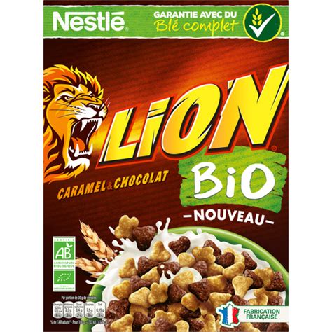 Nestle Lion C R Ales Caramel Chocolat Bio G Croquons La Vie