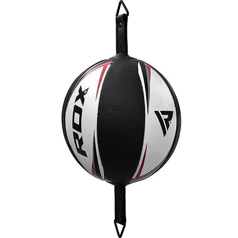 Rdx R Leather Double End Dodge Speed Ball Black White