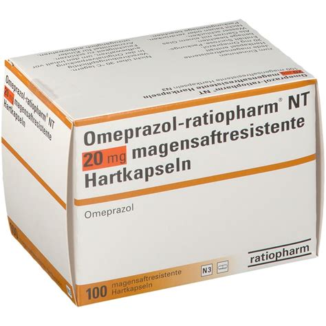 Omeprazol Ratiopharm® Nt 20 Mg 100 St Mit Dem E Rezept Kaufen Shop