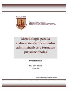 Metodología para la elaboración de documentos metodolog 237 a