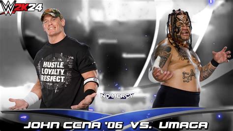 Full Match John Cena Vs Umaga No Mercy Wwe K Youtube