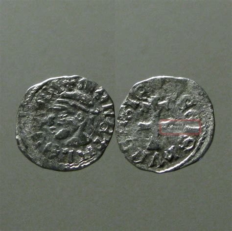 Louis I The Great Silver Denar Hungary Croatia And Poland Head Of A