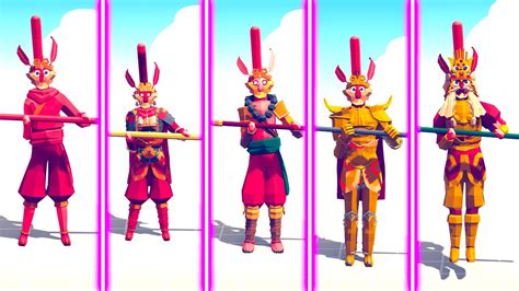 Evolution Monkey King Totally Accurate Battle Simulator Tabs Youtube