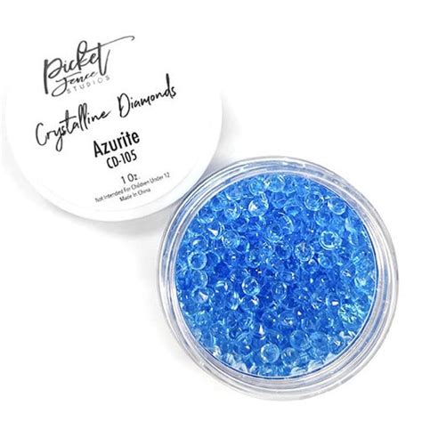 Picket Fence Studios Crystalline Diamonds Azurite Parchment Down