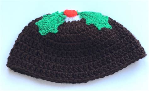 Christmas Pudding Baby Beanie Hat