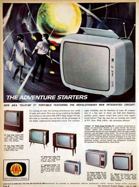 Fascinating Vintage TV Set Ads From The 1960s To 1970s Vintage Everyday