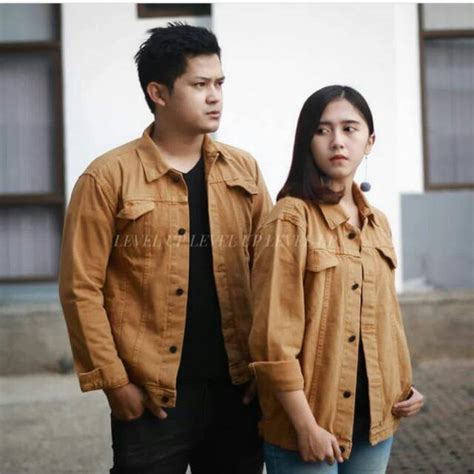 Jual Jaket Jeans Oversize Pria Dan Wanita Couple Shopee Indonesia