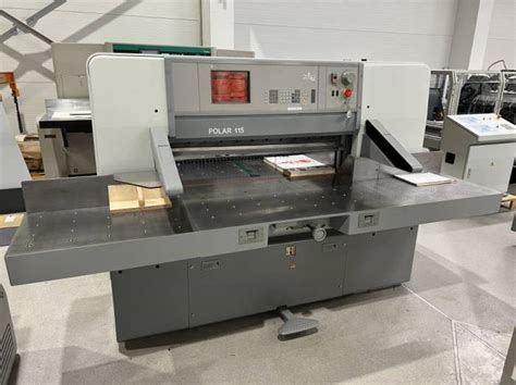 Used Polar Mohr E Paper Guillotine For Sale En Pressdepo