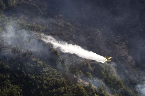 Brigadas Y Medios Aéreos De Nación Combaten El Incendio En Aluminé Argentina Gob Ar