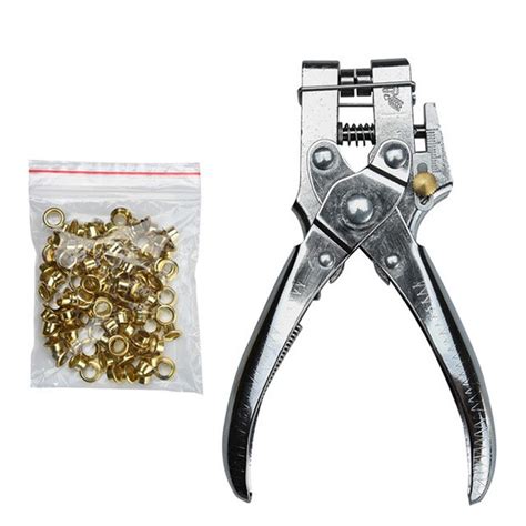 Heavy Duty Leather Fabric Eyelet Plier Hole Punch Pliers Tools 100