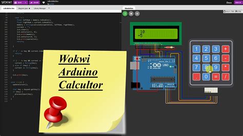 Wokwi Arduino Calculator Youtube