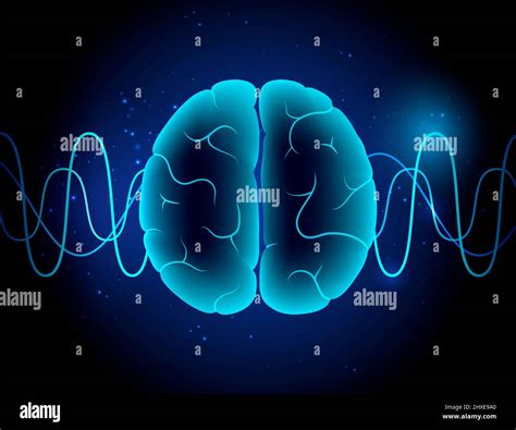 Brain Waves Illustration Stock Photo Alamy