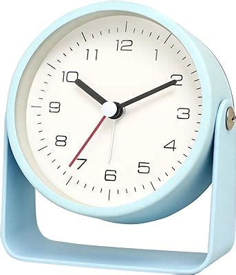 Jall Analog Alarm Clock Inch Super Silent Non Ticking Small Clock