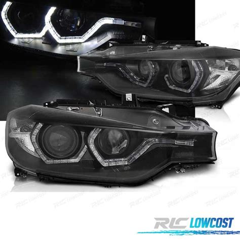 Phares Pour Bmw F F Xenon Afs Angel Eyes Led Drl Noir