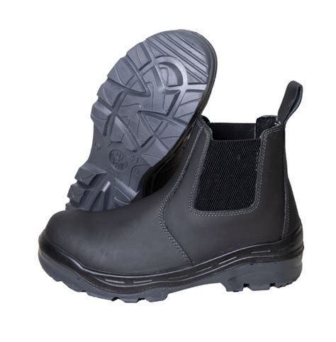 Neptun Safelite Safety Chelsea Boot Black Pienaar Brothers Ppe