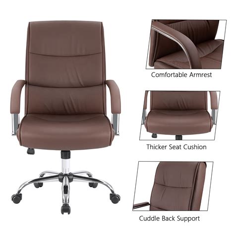 Lacoo Faux Leather High Back Executive Ergonomic Office Desk Chair