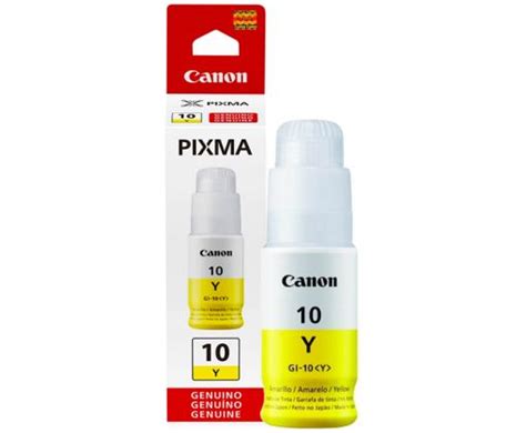 Botella De Tinta Canon GI 10Y 3393C001AA Amarillo Original Cad