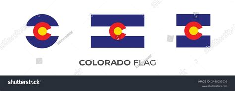 Colorado State Flag Usa State Symbol Stock Vector (Royalty Free ...