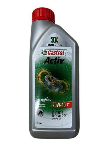 20W40 Castrol Active Bike Engine Oil Bottle Of 900 ML At Rs 330 Bottle