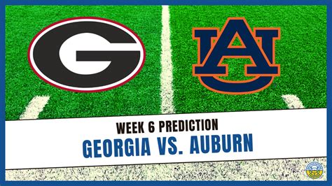 Georgia Vs Auburn Prediction 2022 College Football Predictions Sec