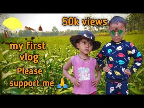 My First Vlogs Viral Trick 2023 Please Support Me Village