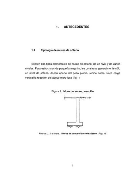 Tipología De Muros De Sótano Arquitectura Y Espacios Udocz