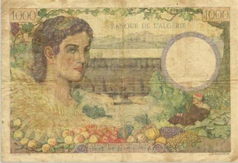 Billete Francs Argelia Foronum