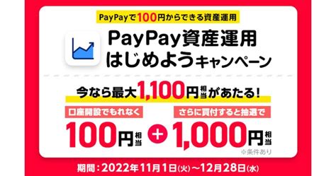 Paypay証券、最大1100円相当の投資代金を獲得できるキャンペーンを開始 ポイ探ニュース