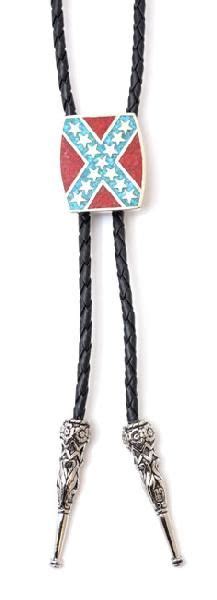 Rebel Flag Bolo Tie Dlgrandeurs Confederate And Rebel Goods