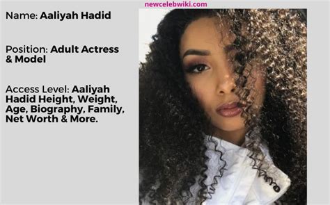 Aaliyah Hadid Onlyfans Height Age Wiki Net Worth And More