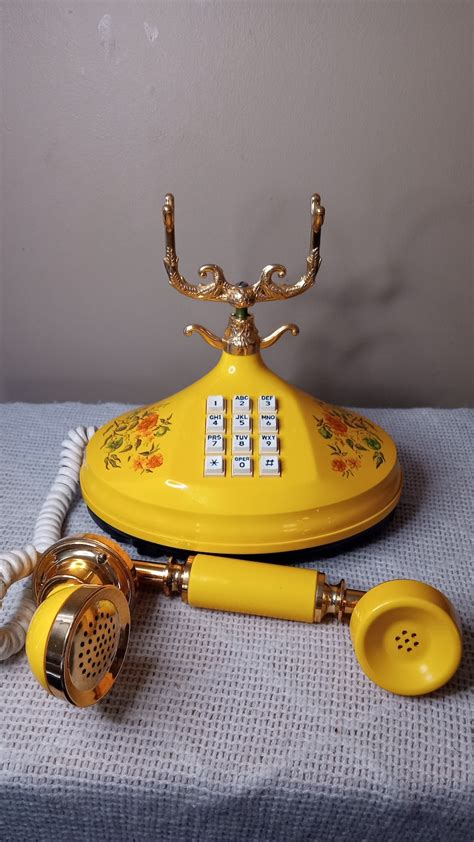 Vintage Empress Deluxe Rotary Telephone Etsy