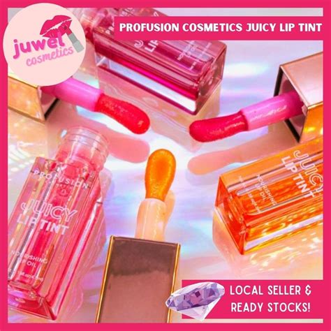 Profusion Cosmetics Juicy Lip Tint Glossy Nourishing Lip Oil