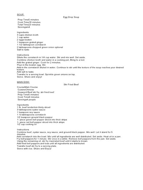 Batch 2 Pdf Stir Frying Bread Crumbs