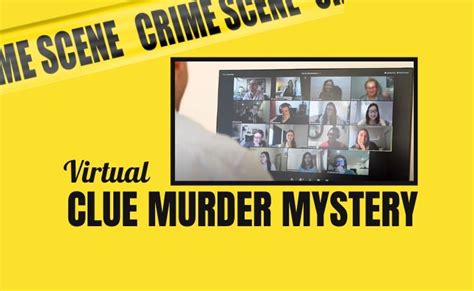 Virtual Clue Murder Mystery Team Building Activity