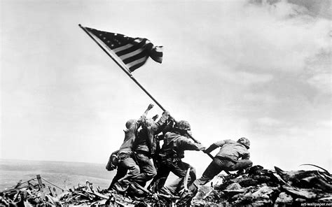 Iwo Jima Flag Raising Wallpaper - WallpaperSafari