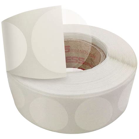 Buy MESS Clear Round Labels 500 Roll 1 5 Inch Clear Round Stickers