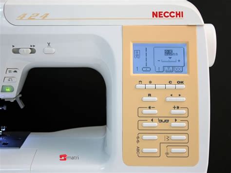 Necchi N424, krachtige naaimachine met 324 steeksoorten - Matri ...
